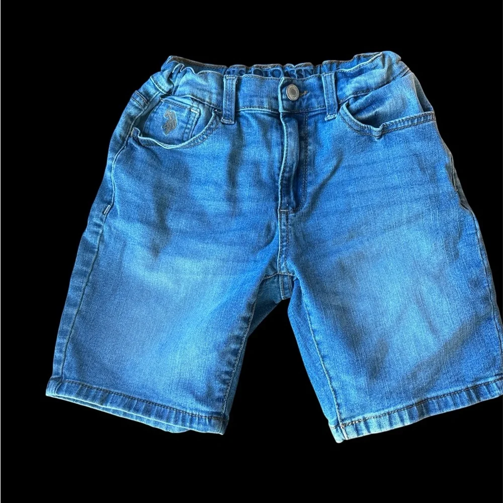 🌞U.S. Polo Assn. Kids Denim Blue Shorts